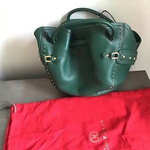Cole Haan green leather bag, petite